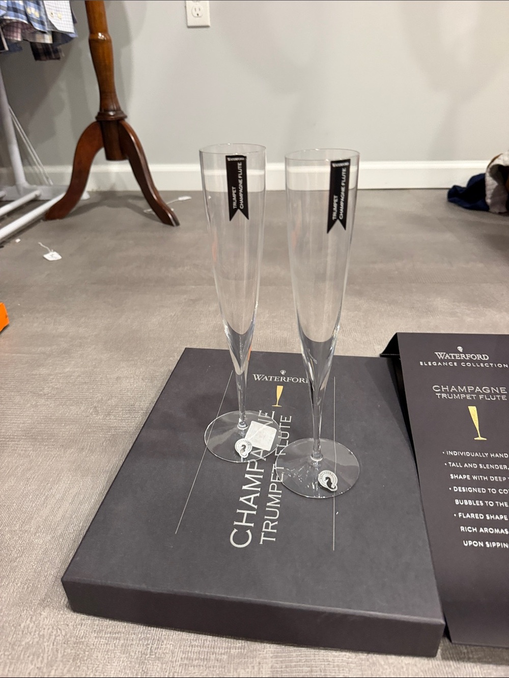 Waterford Clear Crystal Champagne Flute Gift Set - 2 Pack